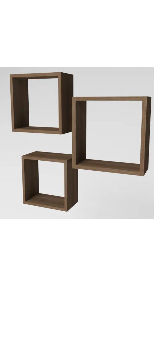 яяяяяяНабор полок КУБ-3 Шимо Темный ГЕРДА *1