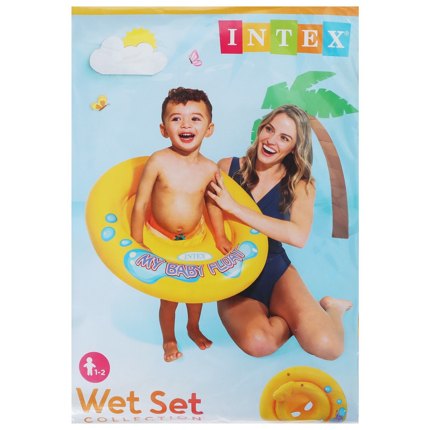 Круг для плавания с сиденьем My baby float 67 см, от 1-2 лет, 59574NP 589375 Круг для плавания с сиденьем My baby float 67 см, от 1-2 лет, 59574NP 589375