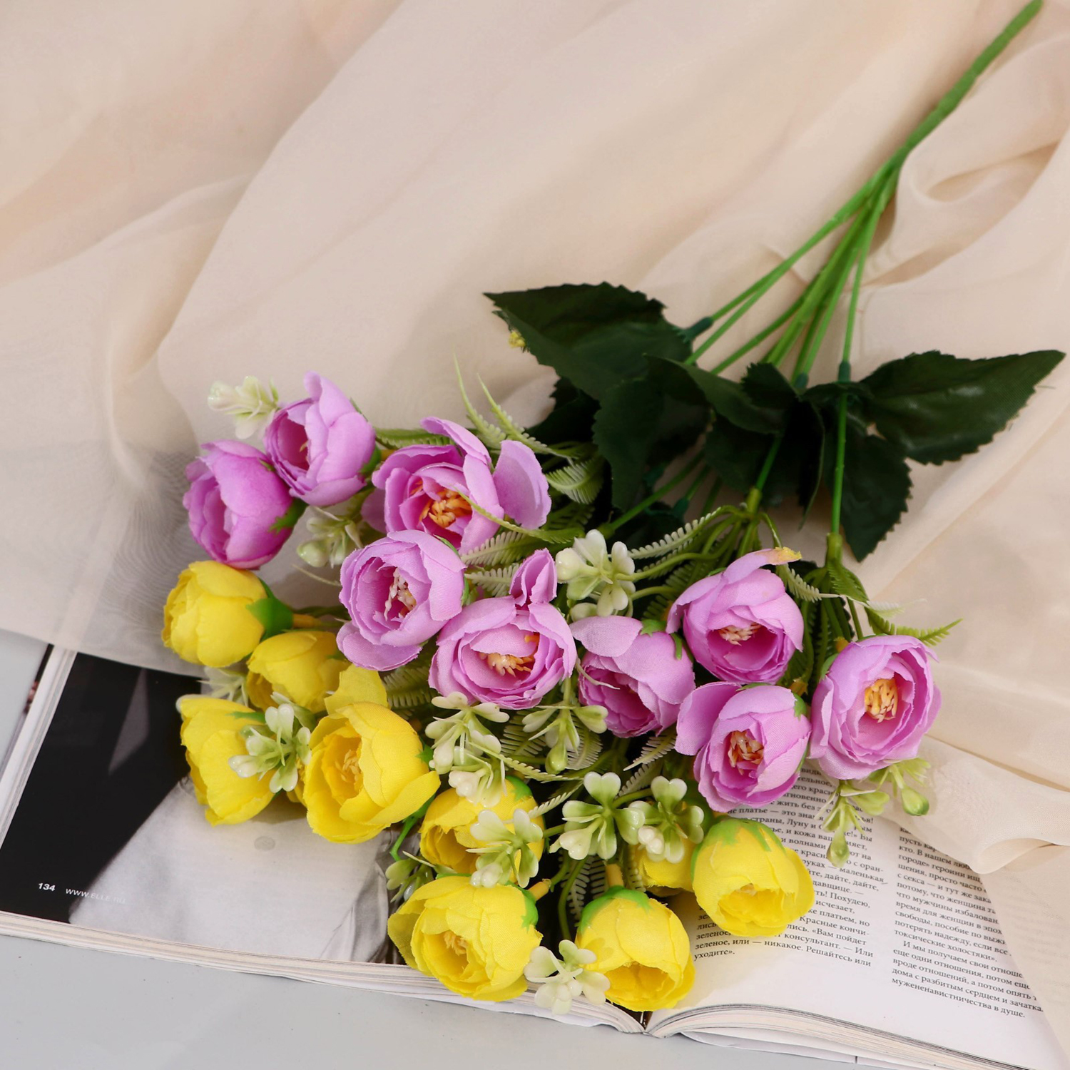 Букет "Роза Джун" 3х34 см, микс  9913392