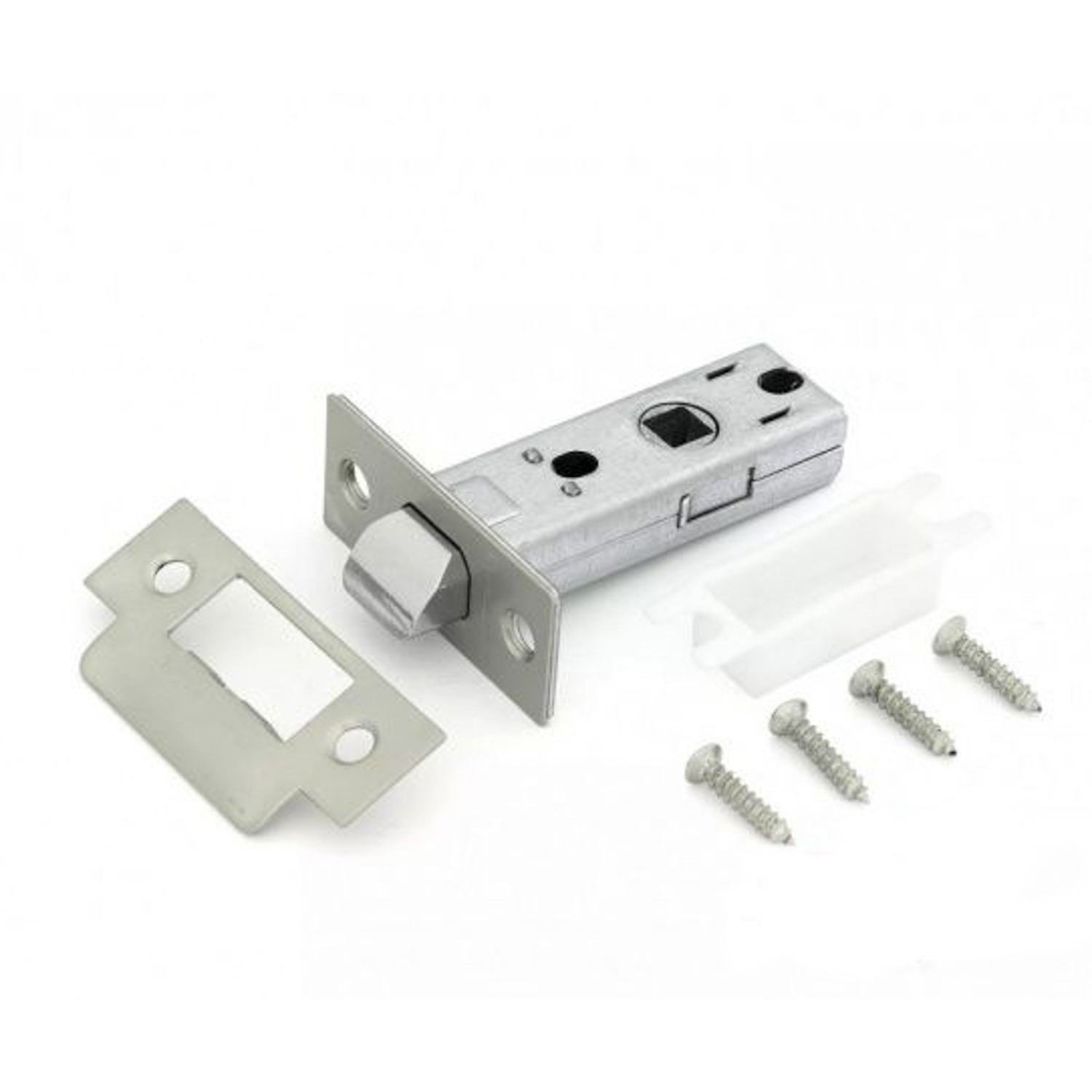 Защелка врезная п/ручку НИКЕЛЬ перламутровый 100 PN Фабрика Замков *1/20/100