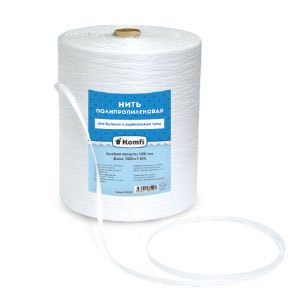 Шпагат полипропиленовый 2400м Белый лин.плотн.2200Текс, д/сеновязания HRР220T"Komf" *1