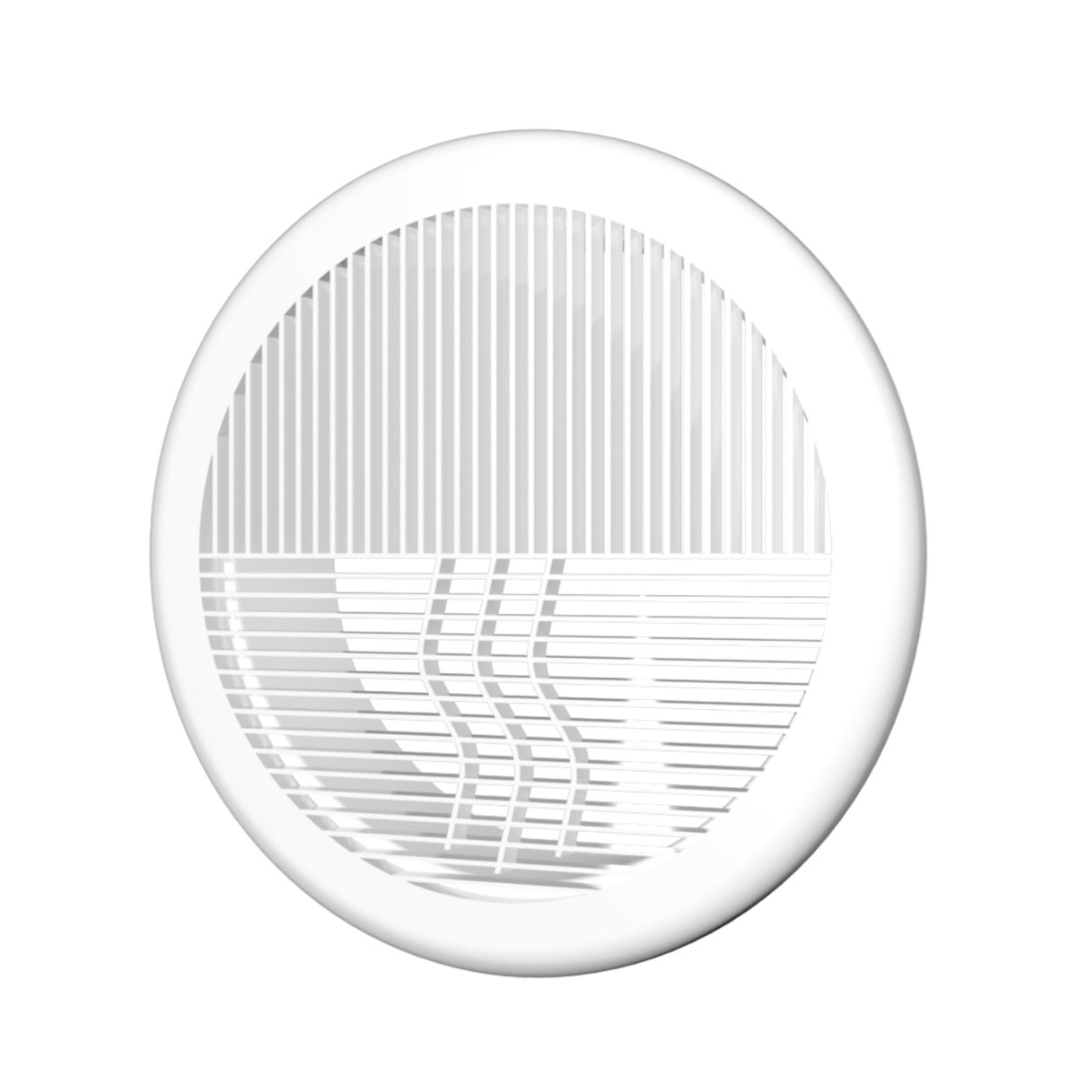 Решетка вентиляционная Ø143мм 10РПКФ ERA (с фланцем Ø100мм) *1/33