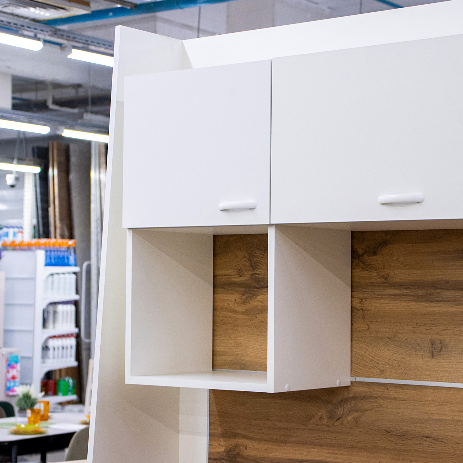 Шкаф навесной 500х676х290 мм BROZEX-WOOD Liberty, с дверцей, белый