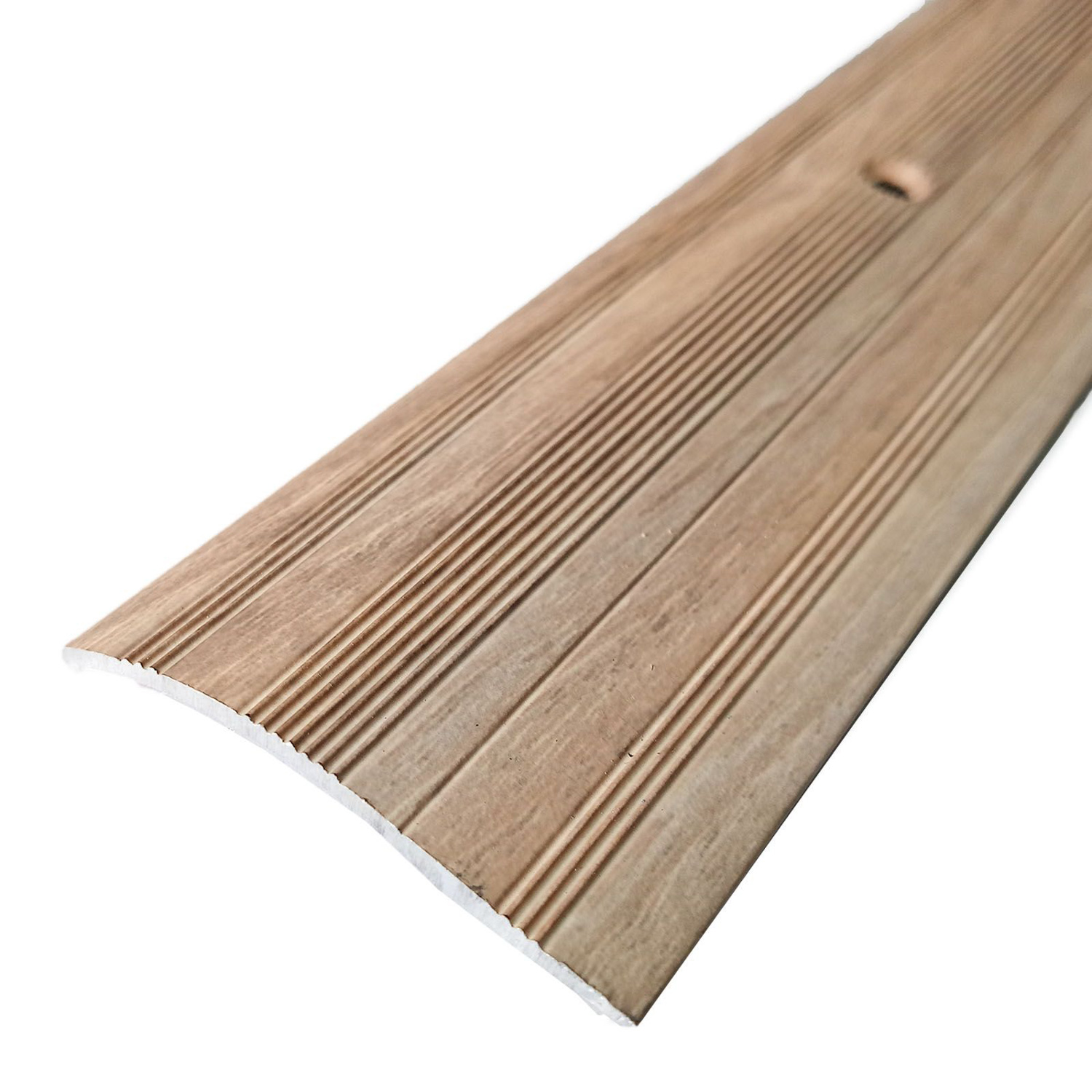 Порог-стык разноуровневый 40х900 мм Русский профиль, скрытый крепеж, дуб камелия