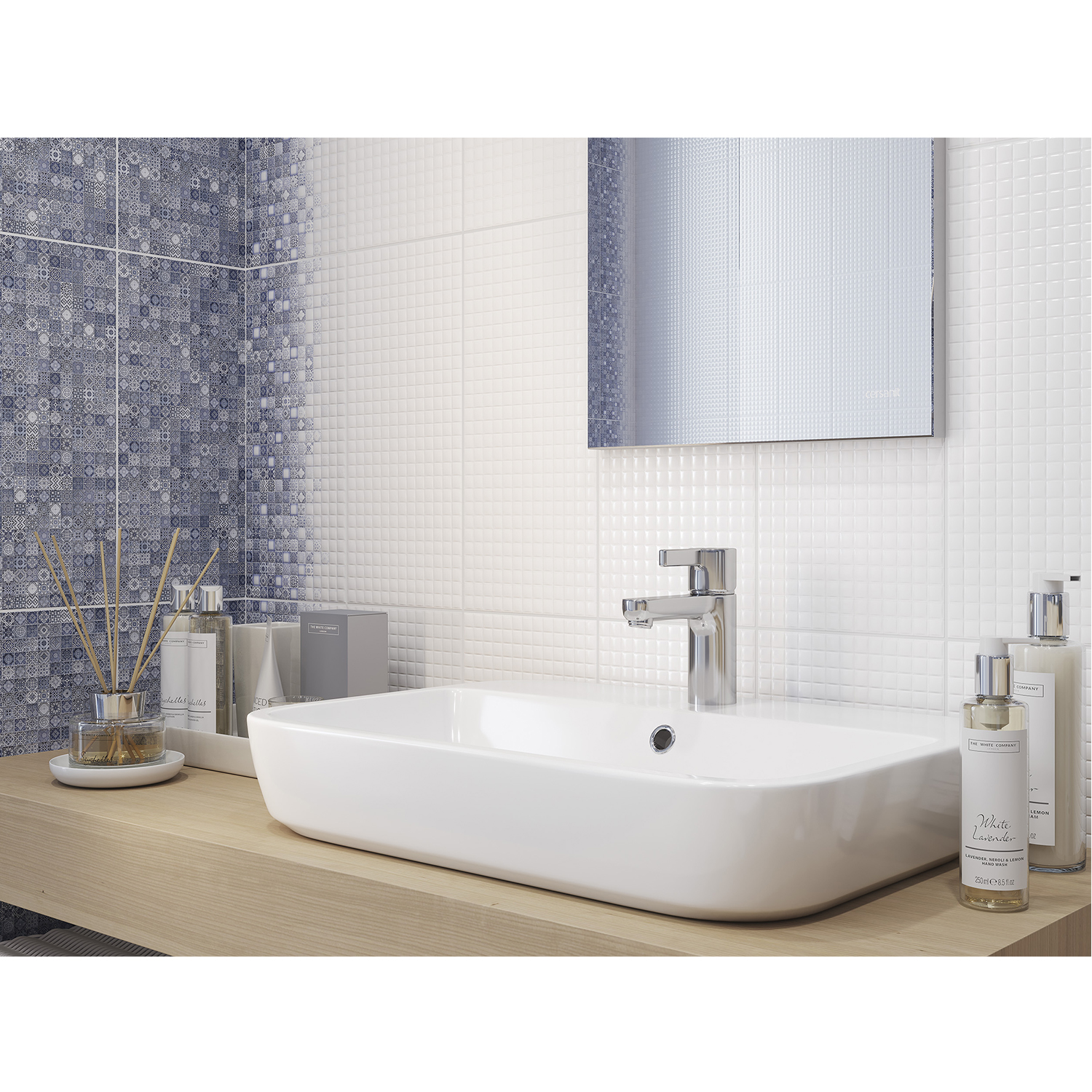 Плитка настенная ХАММАМ многоцветный рельеф 200*440*8,5 (0,088*12=1,05*68) HAG451 Cersanit *71,4