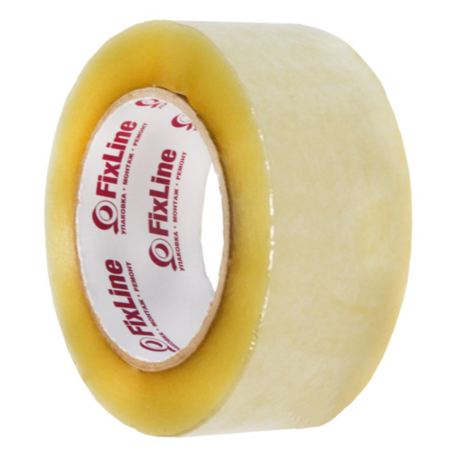 Лента клейкая прозрачная 48мм х145м "FixLine" *6/36 Лента клейкая прозрачная 48мм х145м "FixLine" *6/36