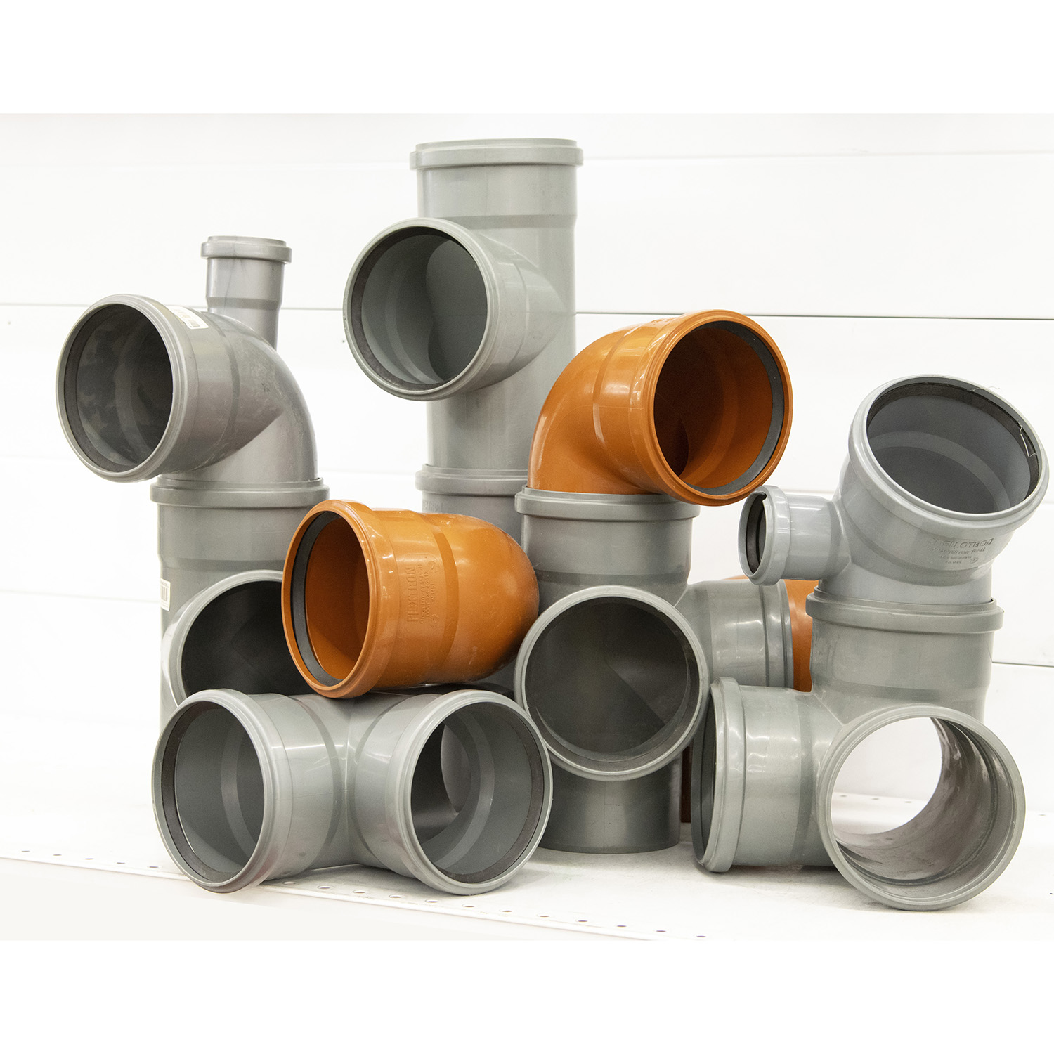 Отвод Ø 110 мм 90° с фронтальным выходом Ø 50 мм *1/14