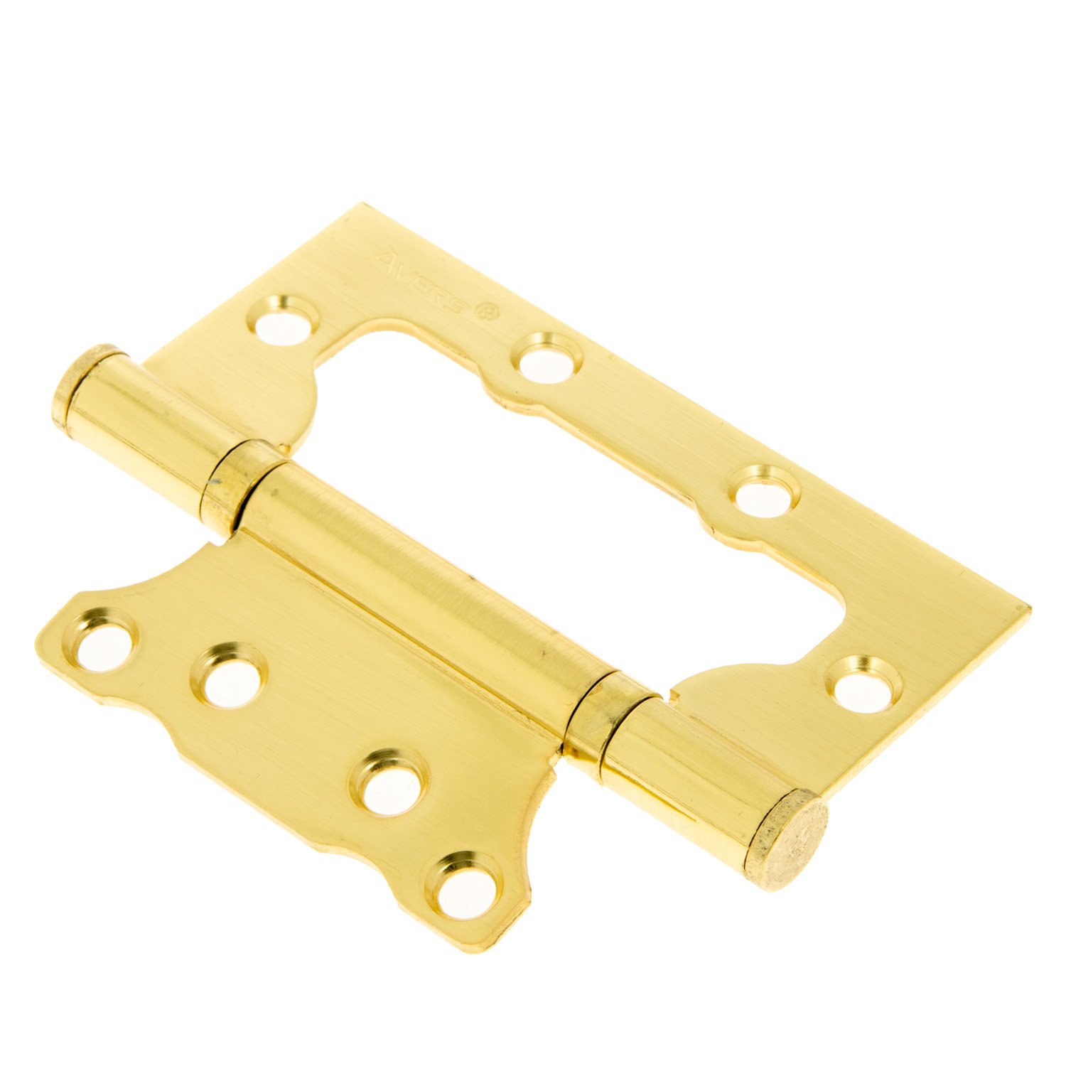 Петля без врезки 100*75*2,5мм ЗОЛОТО матовое GM AVERS *1/20/100