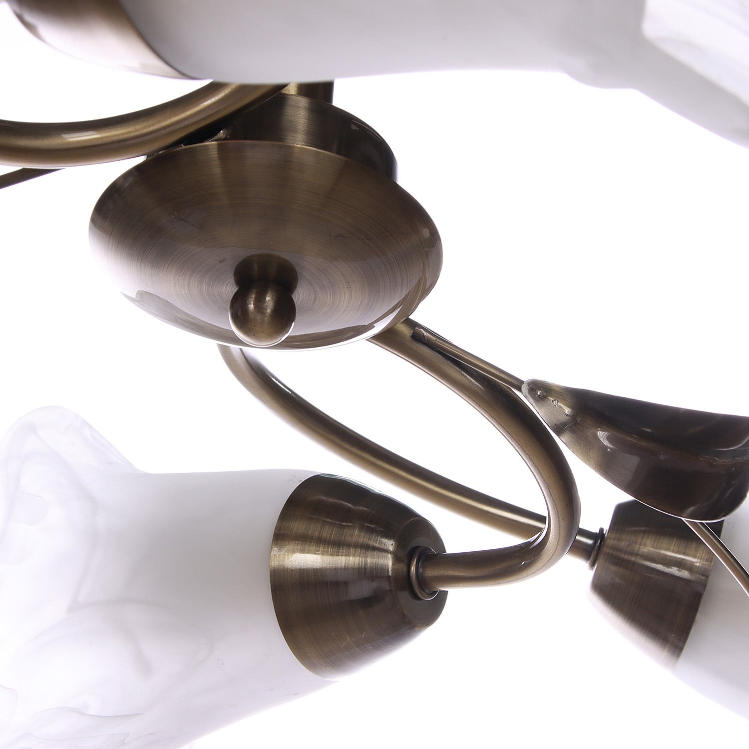 Люстра Verner Lighting А1193/4, 40 Вт, Е14, 4 лампы, античная бронза