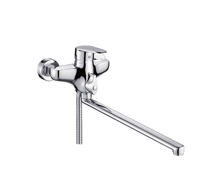 Смеситель для ванны Potato P2209, длинный излив, однорычажный