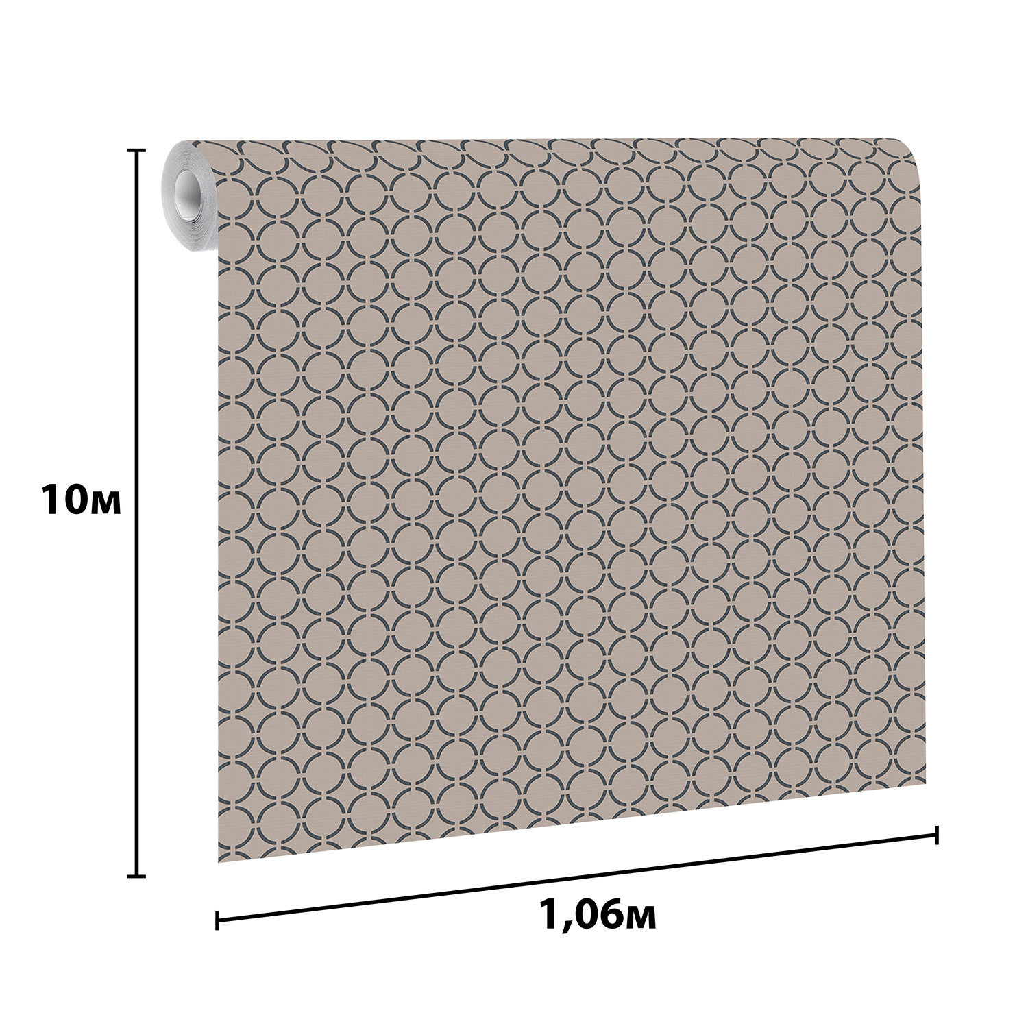 Обои  флиз Victoria Stenova Connect (коричн.) 585268 1.06*10м *6