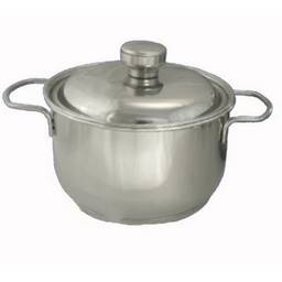 Кастрюля нерж. "АМЕТ" "Классика-Прима" 3,0л с Теплораспр.дн,d20см,выс11,9 Мет.кр,прутк.руч 1с477*1/6