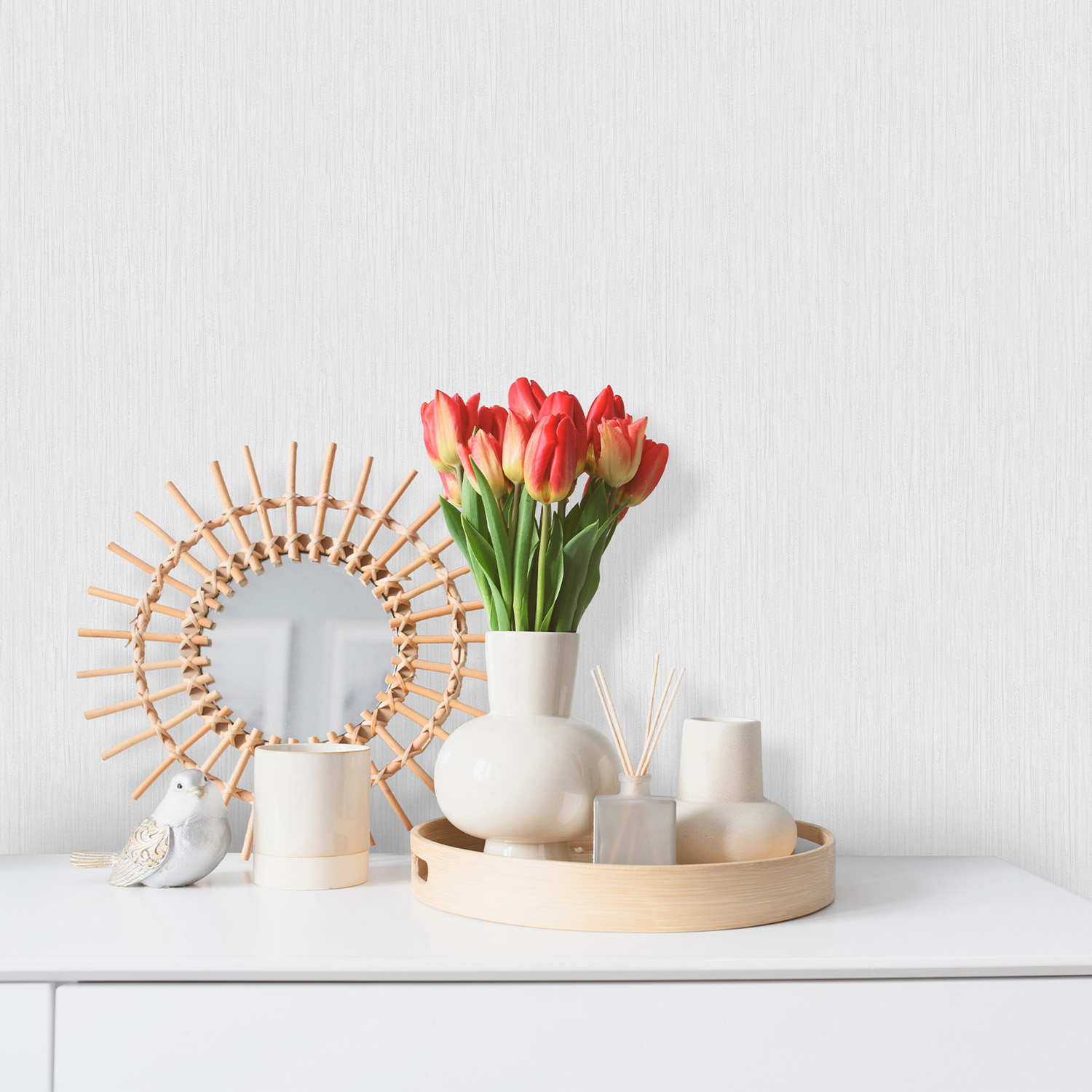 Обои флиз OSTIMA Verta/Верта (бел.) 585901 1.06*10м *6