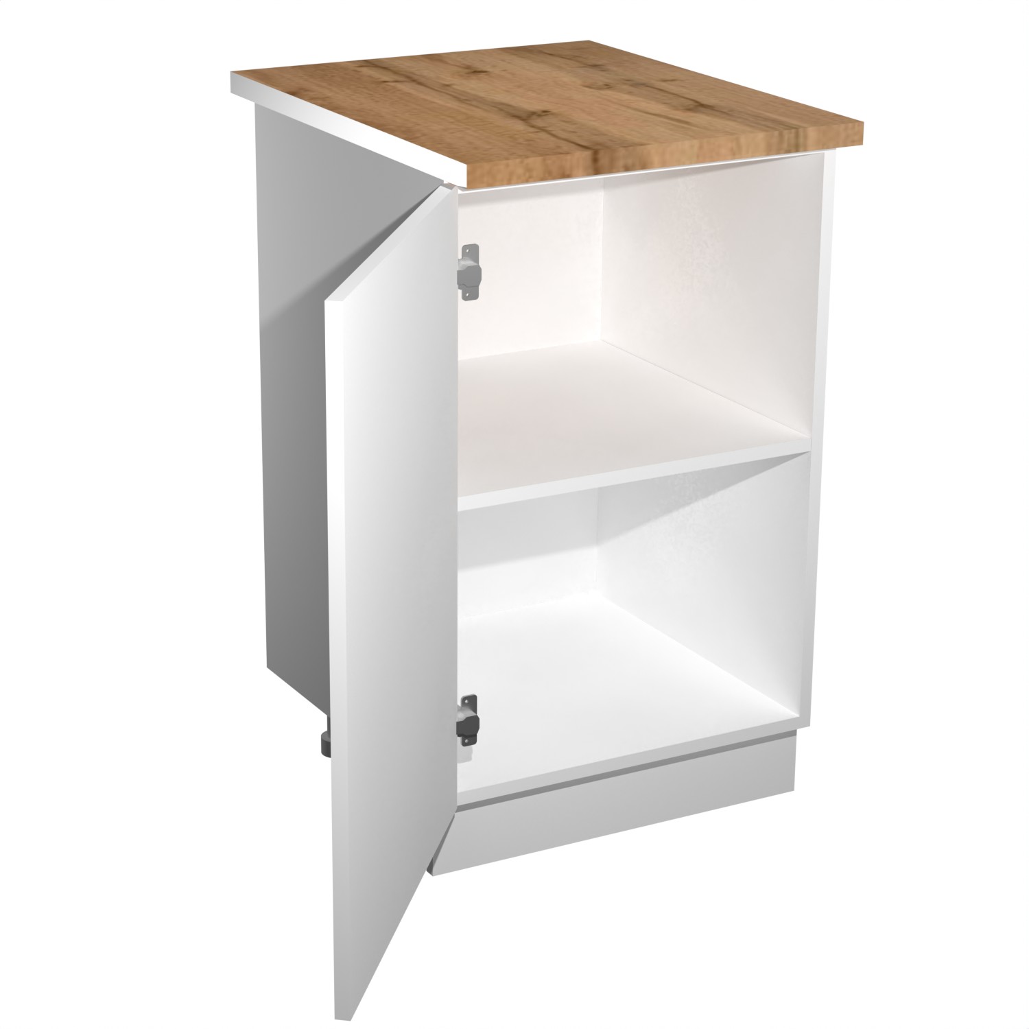 Шкаф напольный 500х850х480 мм BROZEX-WOOD Liberty, с дверцей, белый