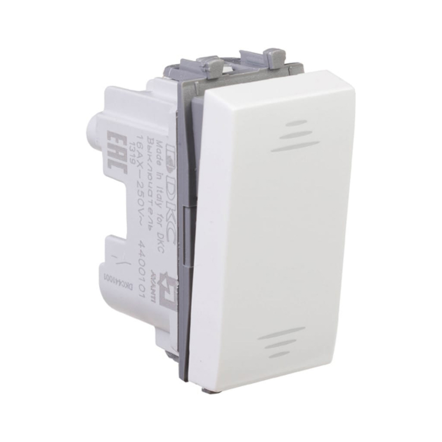 яяяВыключатель "Avanti" СП 1кл. "Белое облако" 16А ДКС 4400101 *