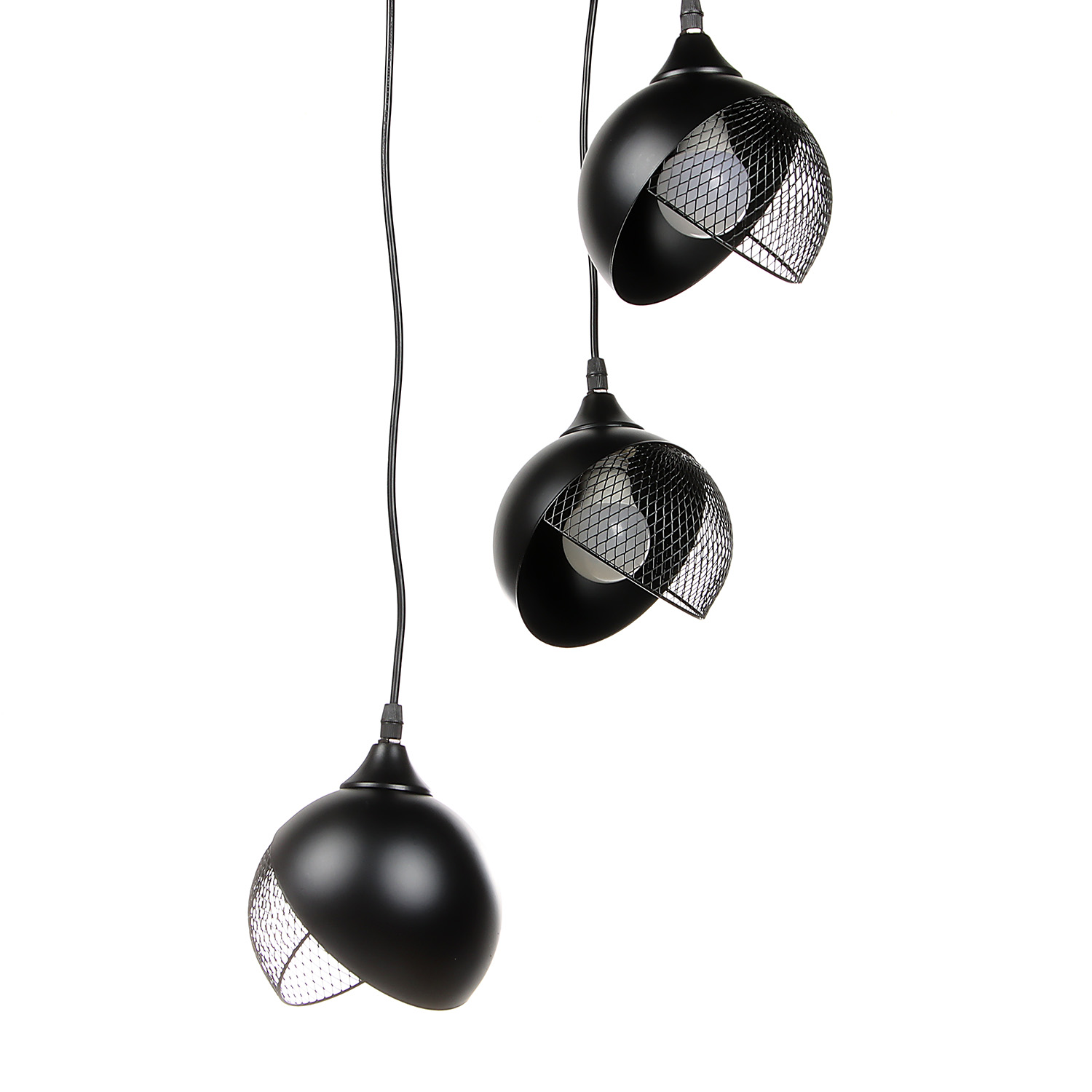 Люстра N6483/3H BK 3*40W E27 220V (d-360; h-800)  VERNER LIGHTING *1 Люстра N6483/3H BK 3*40W E27 220V (d-360; h-800)  VERNER LIGHTING *1