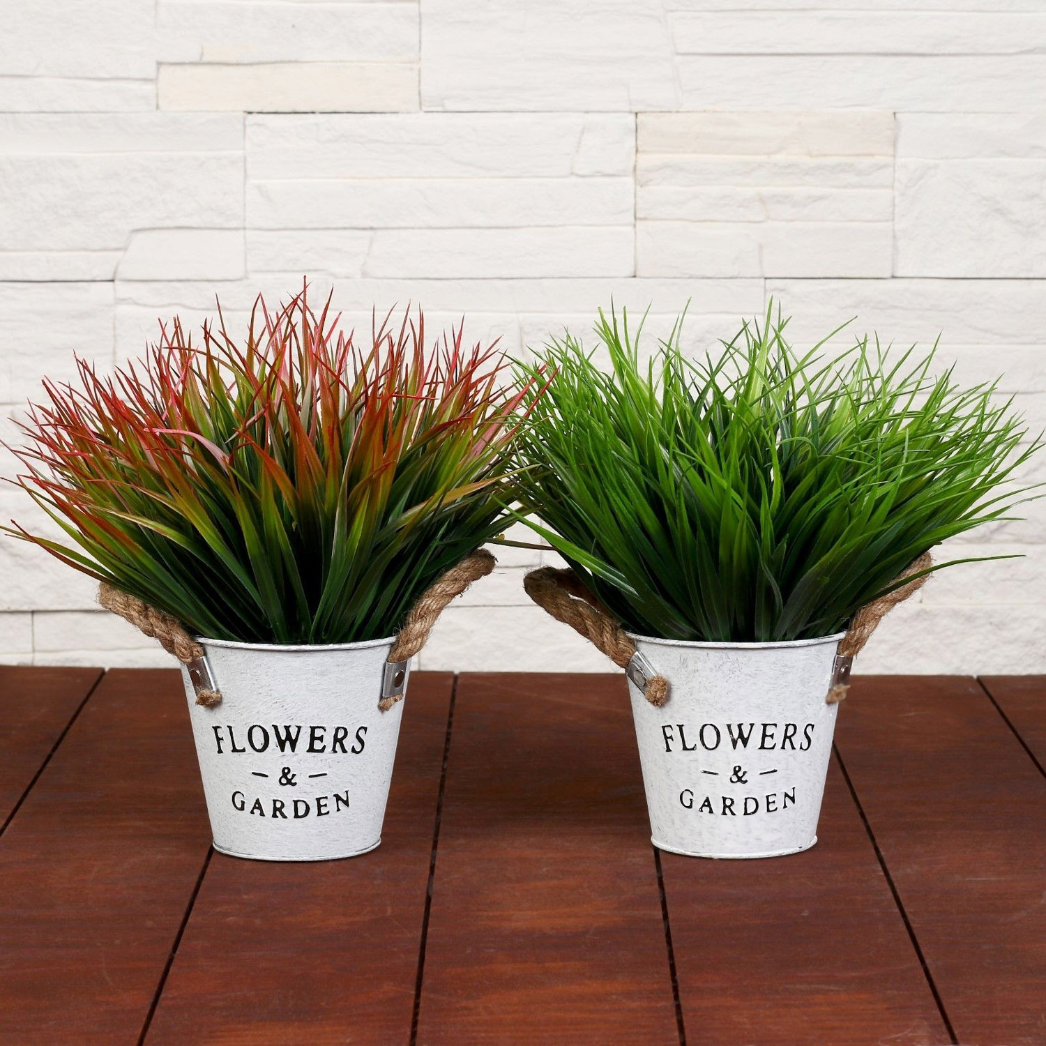 Бонсай в горшке "Садовый рай" осока 11*22 см    4142820