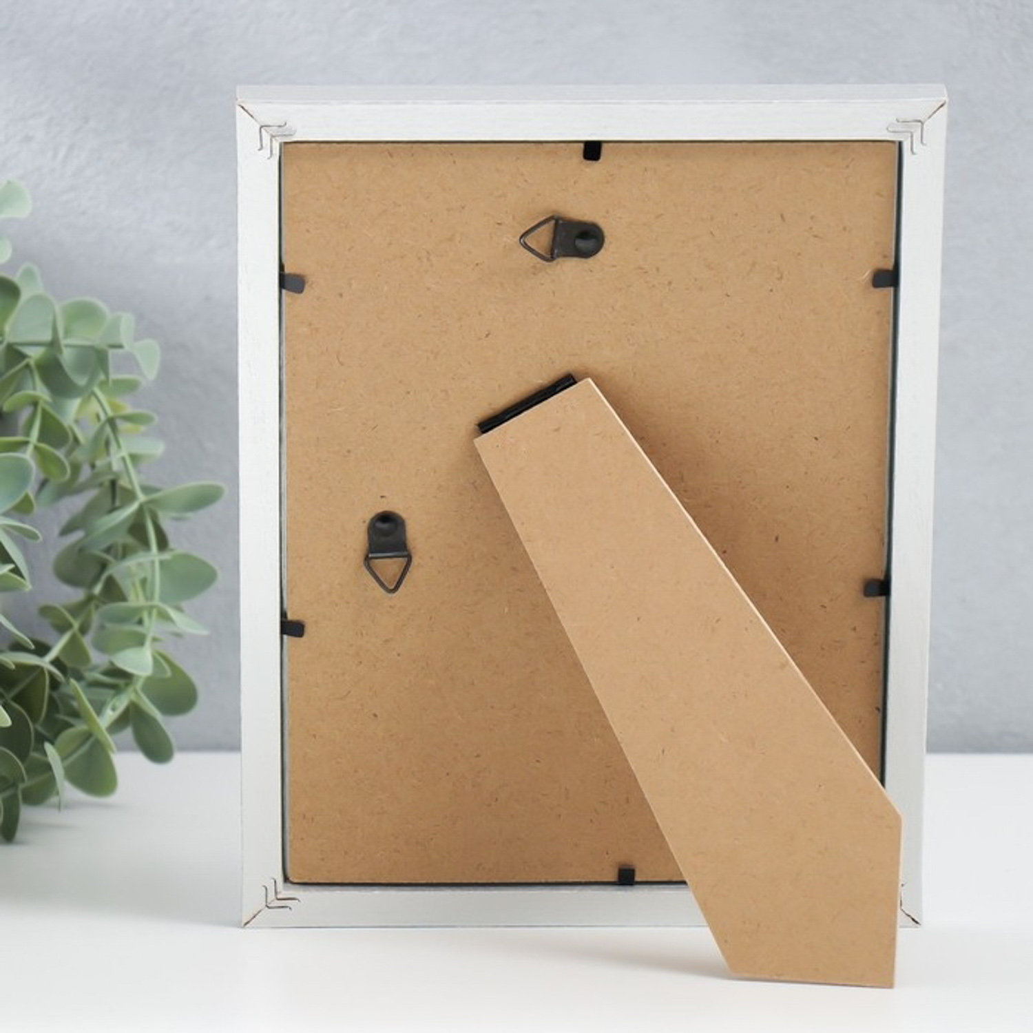 Фоторамка МДФ "Ellis" 15x20 см, с паспарту, серебро 9335840