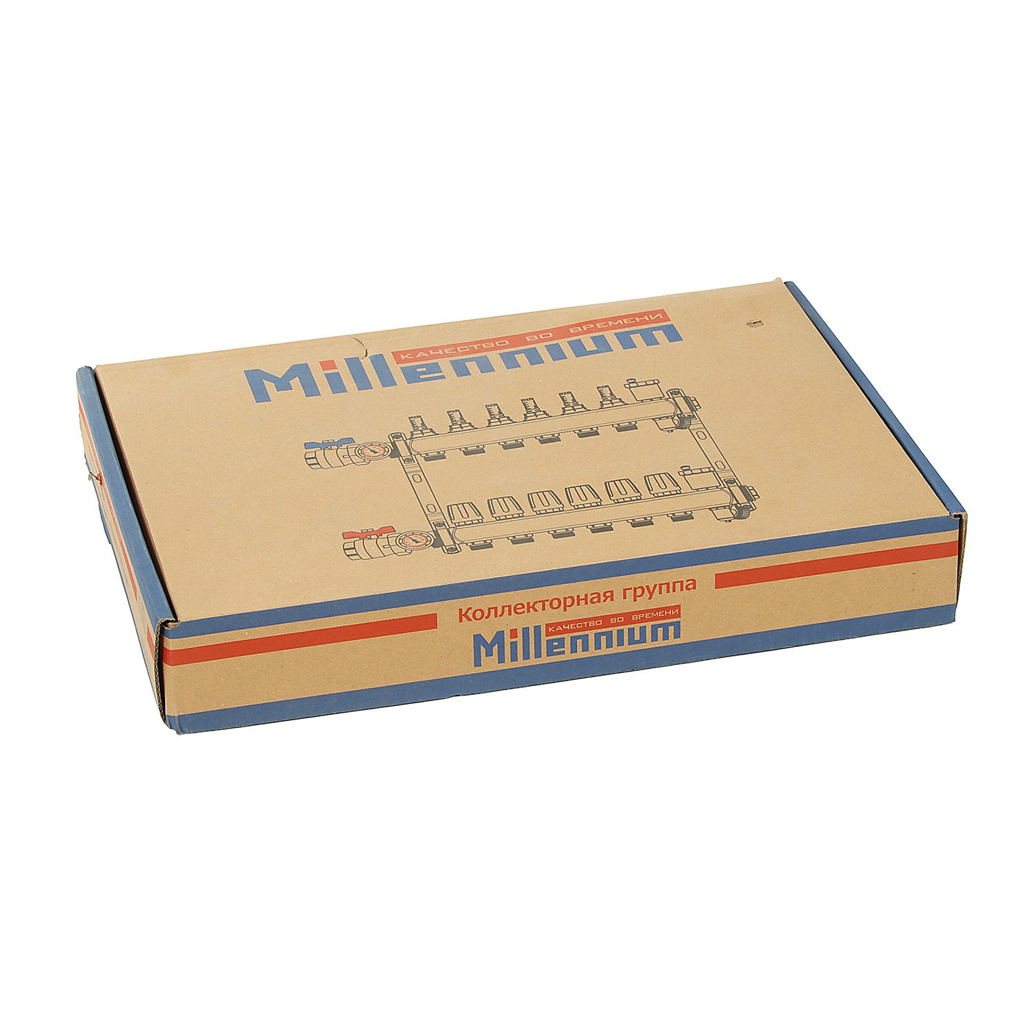 Коллекторная группа Millennium с расходомером, 6 выходов, с кранами