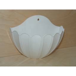 Кашпо пластм. настенное "Хризантема" 1л 95х85мм h153мм Белое КХН 1 Б (Екатеринбург) *1/100