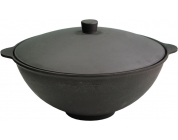 яяяКазан чугунный  6,0л с Крышкой d верха 340мм (6,0-КАл) арт.960 (Балезино) *1