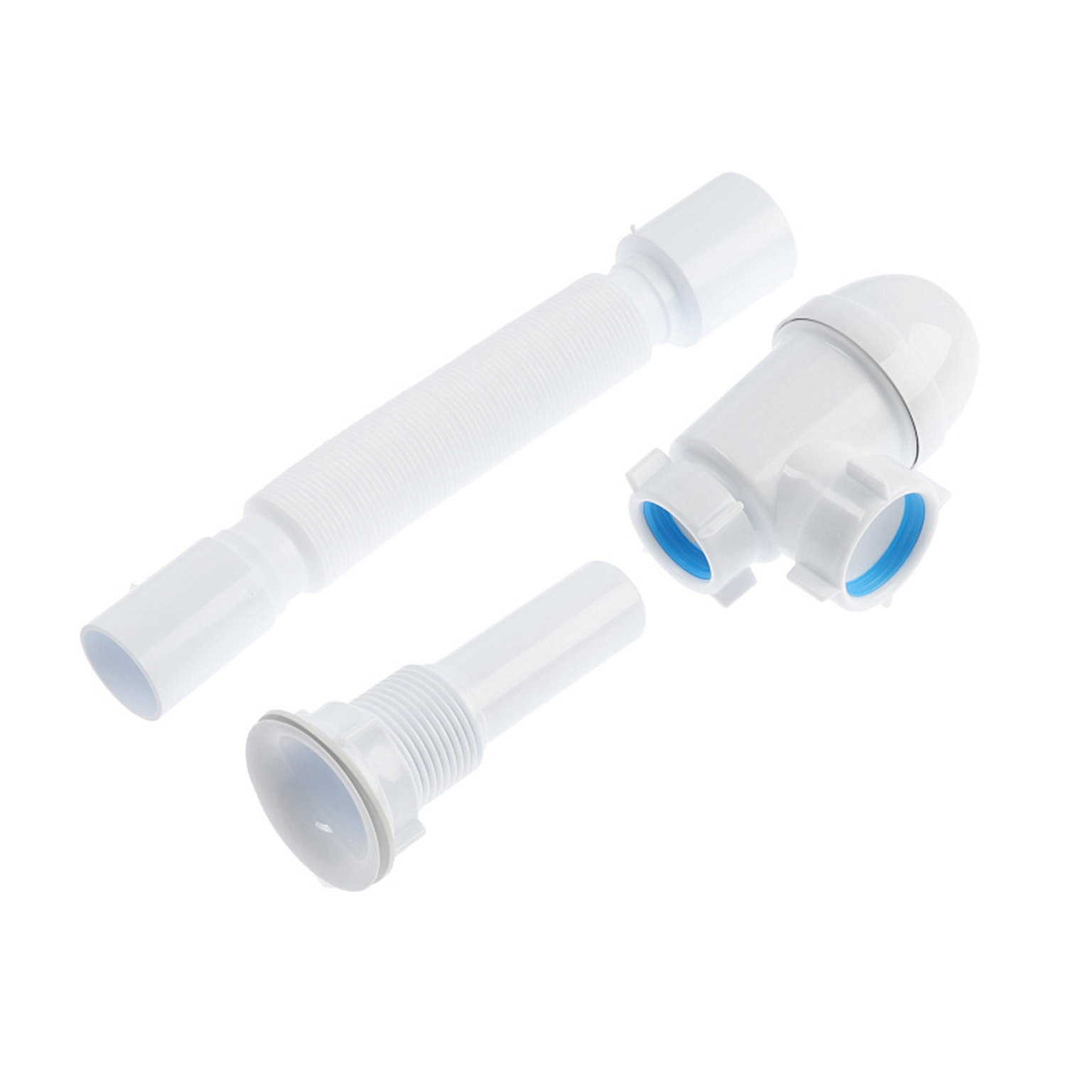 Сифон бутылочный пластикс гибкой трубой 40x50 АНИ ВАРЯГ С5010 *1/35