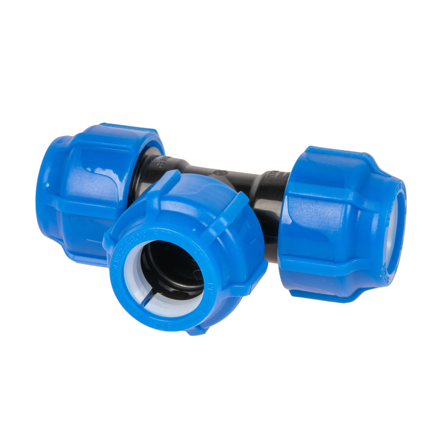 Тройник ПНД компрессия Ø 25х25х25 *1/120