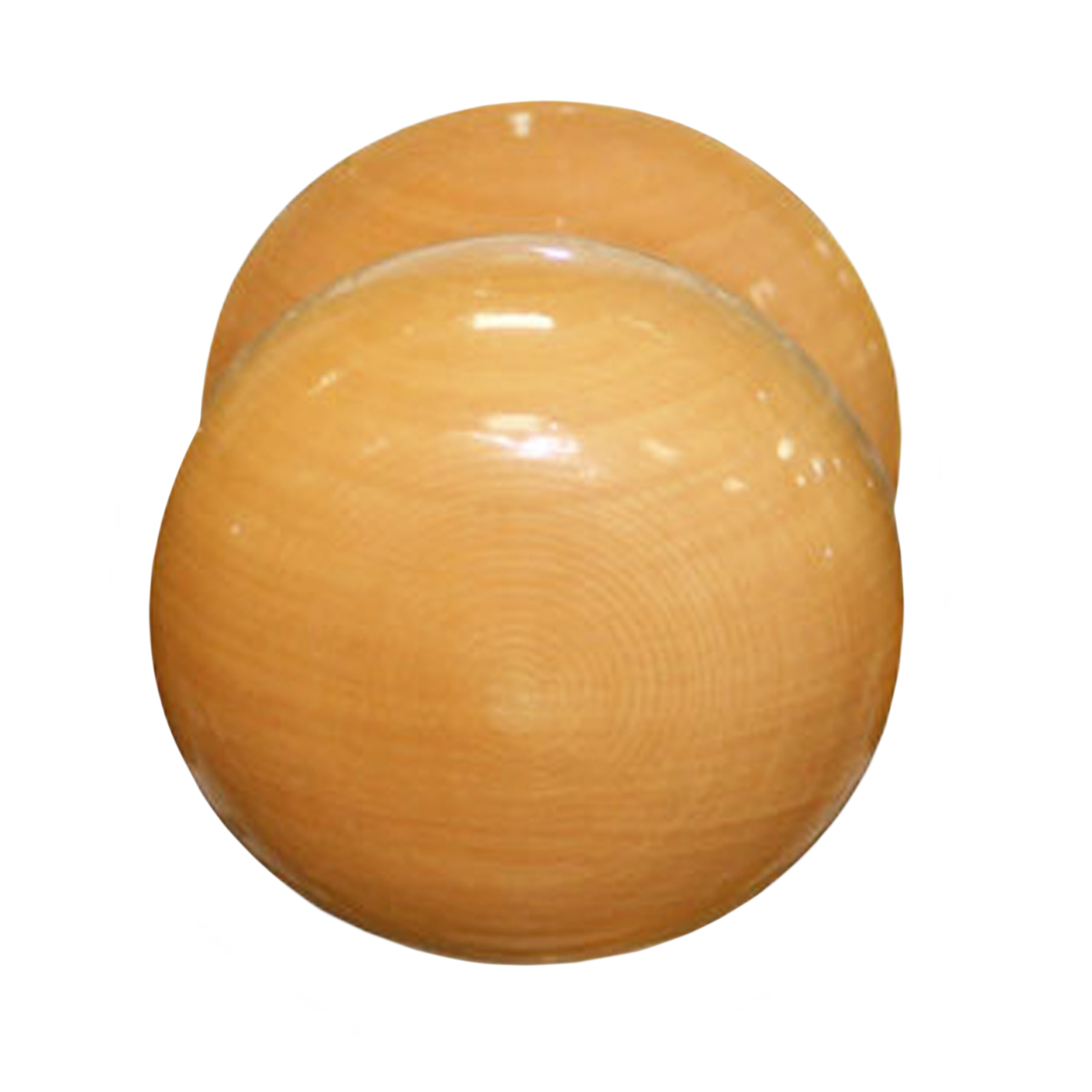 Ручка КНОПКА дерево липа глянцевая светлая (МС1)