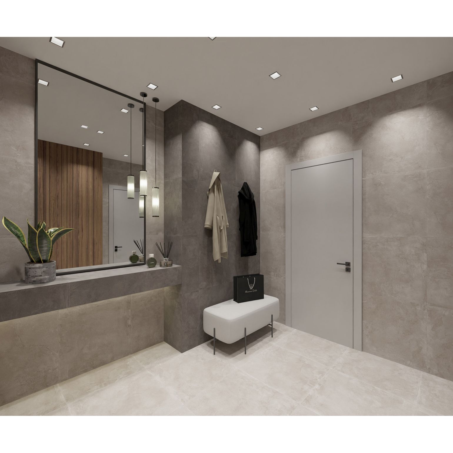 Керамогранит 1.44 м² Global Tile Atlant GT60601601MR, 600x600x9.5 мм, глазурованный, серый
