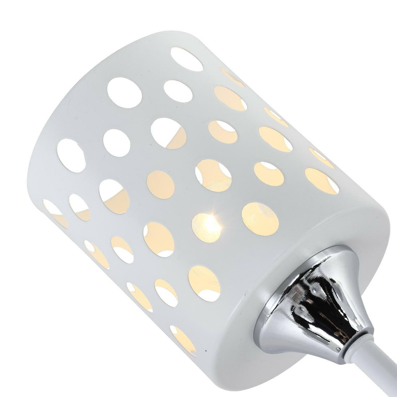 Люстра 11355-0.3-08A WH+CR  Е27 60Вт S=48м2  *1/12