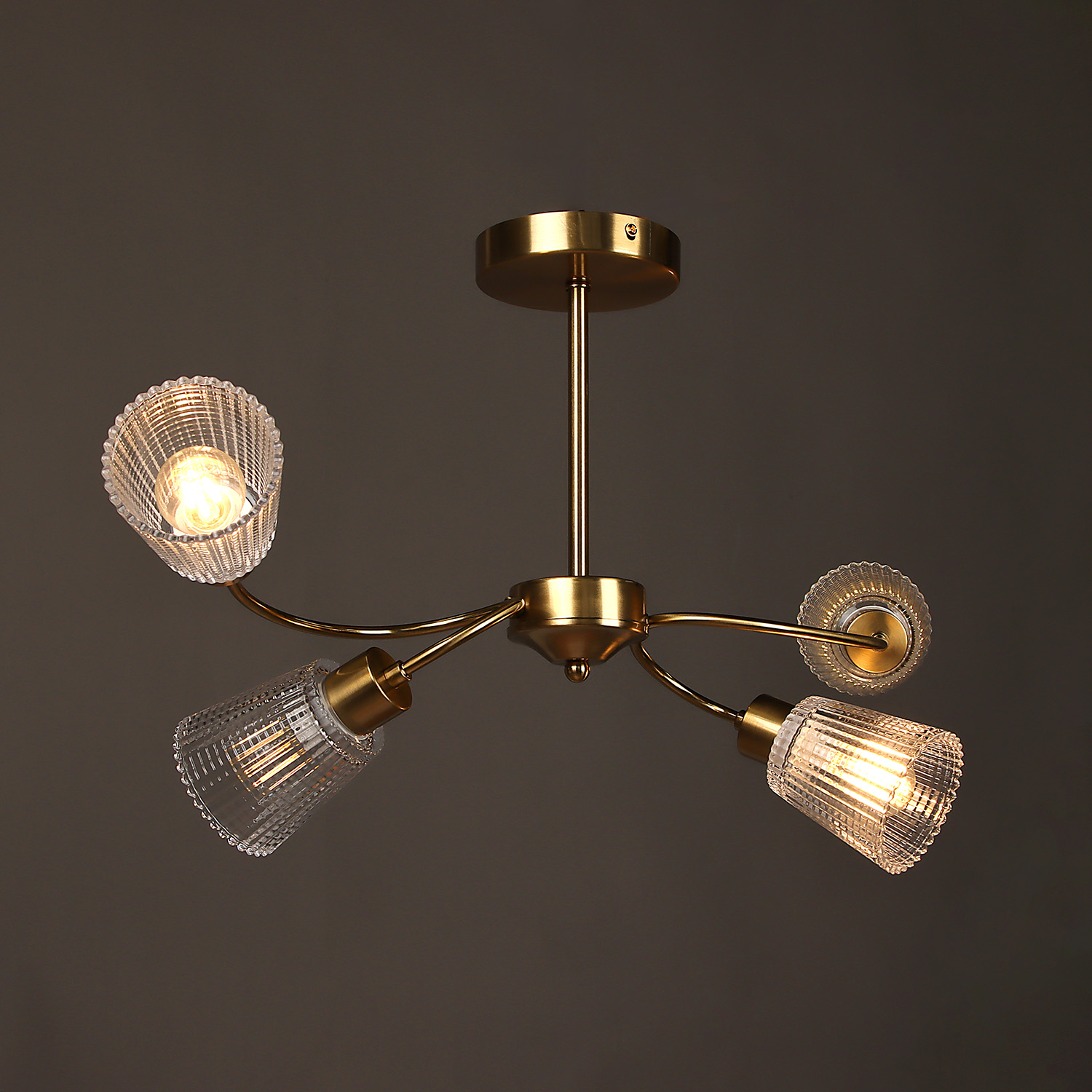 Люстра N6576/4 COP 4*40W E14 220V (l-720; w-310; h-280)  VERNER LIGHTING *1