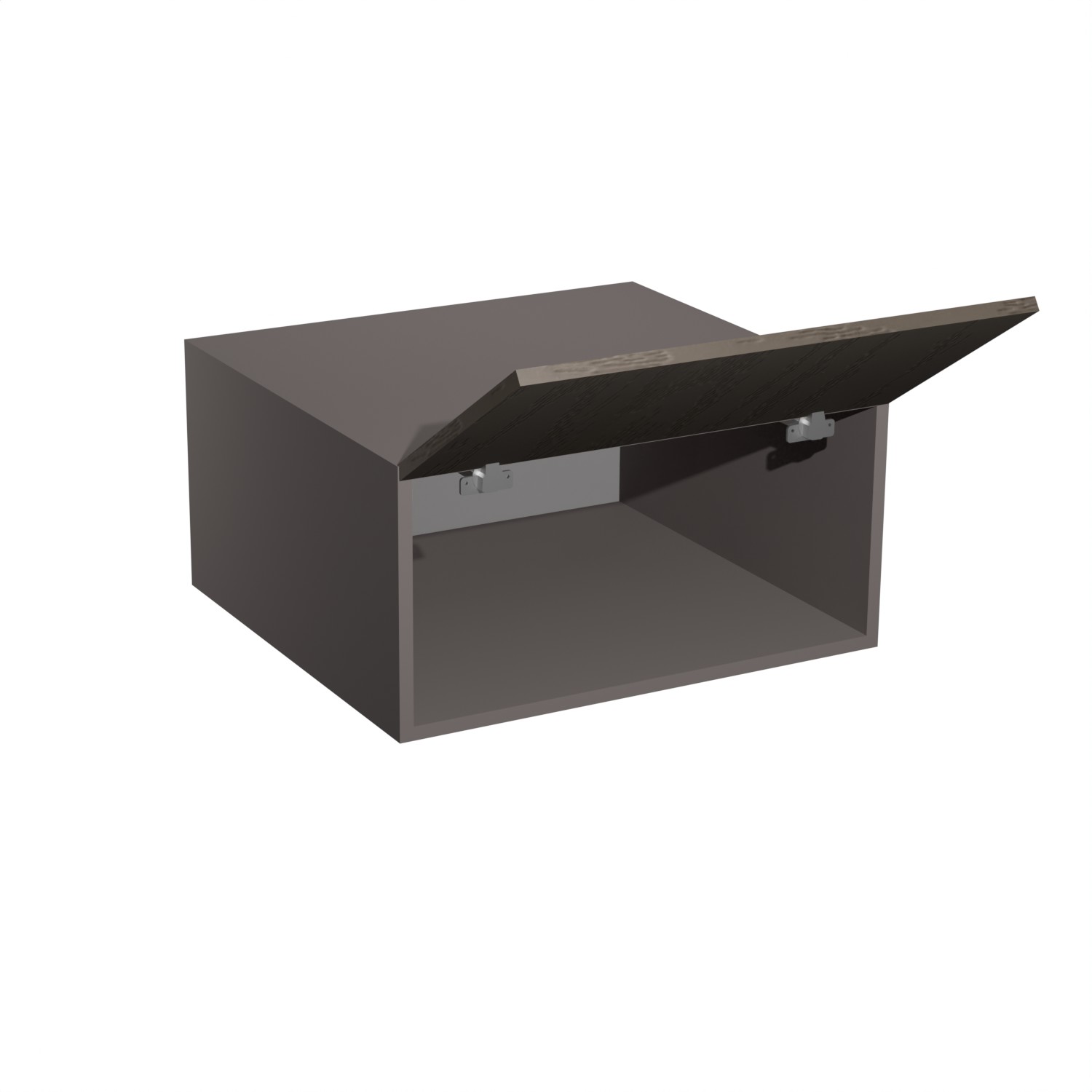 Шкаф навесной 600х300х550 мм BROZEX-WOOD Эрика, 3 ярус, грейдж / ясень грей софт