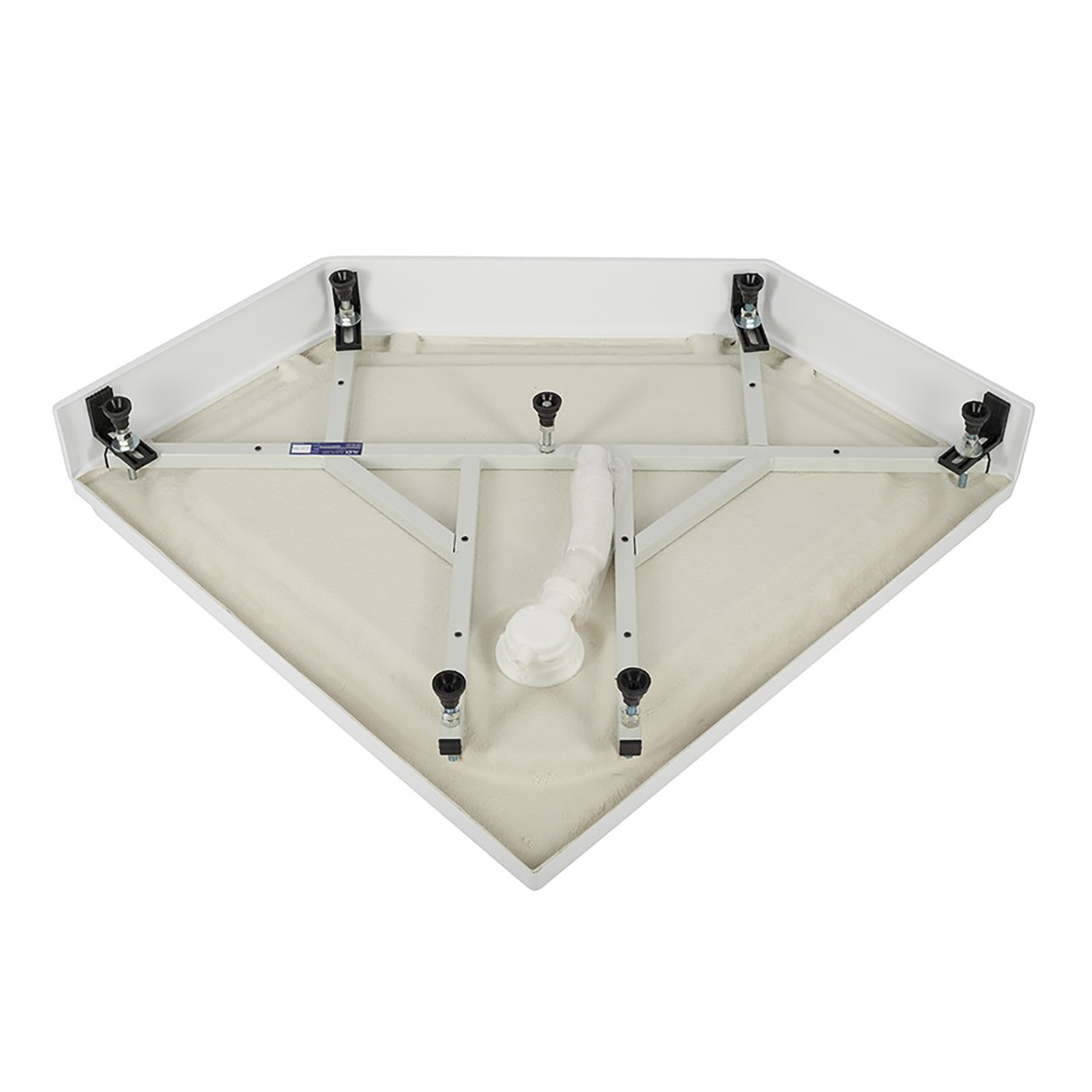 Поддон душевой 90х90х17 см Alex Baitler, пятиугольный