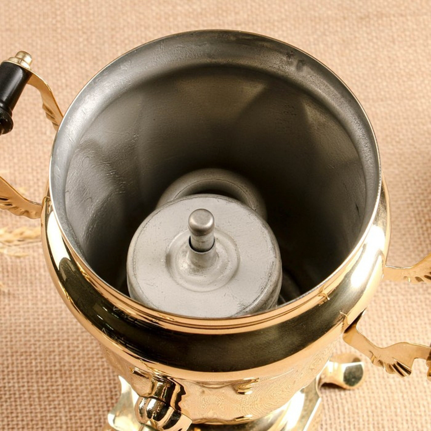 яяяСамовар электрический, 1,5 л, латунь 7619551