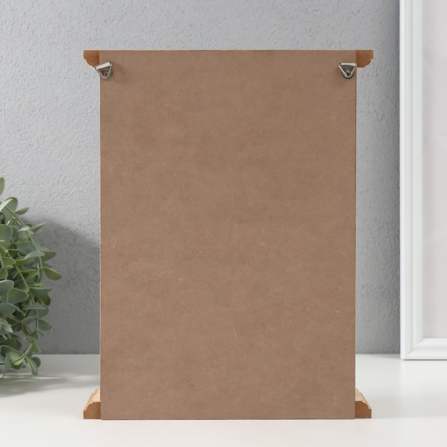 Ключница дерево 6 крючков "Белое пёрышко" 5х20х25,5 см   10534317