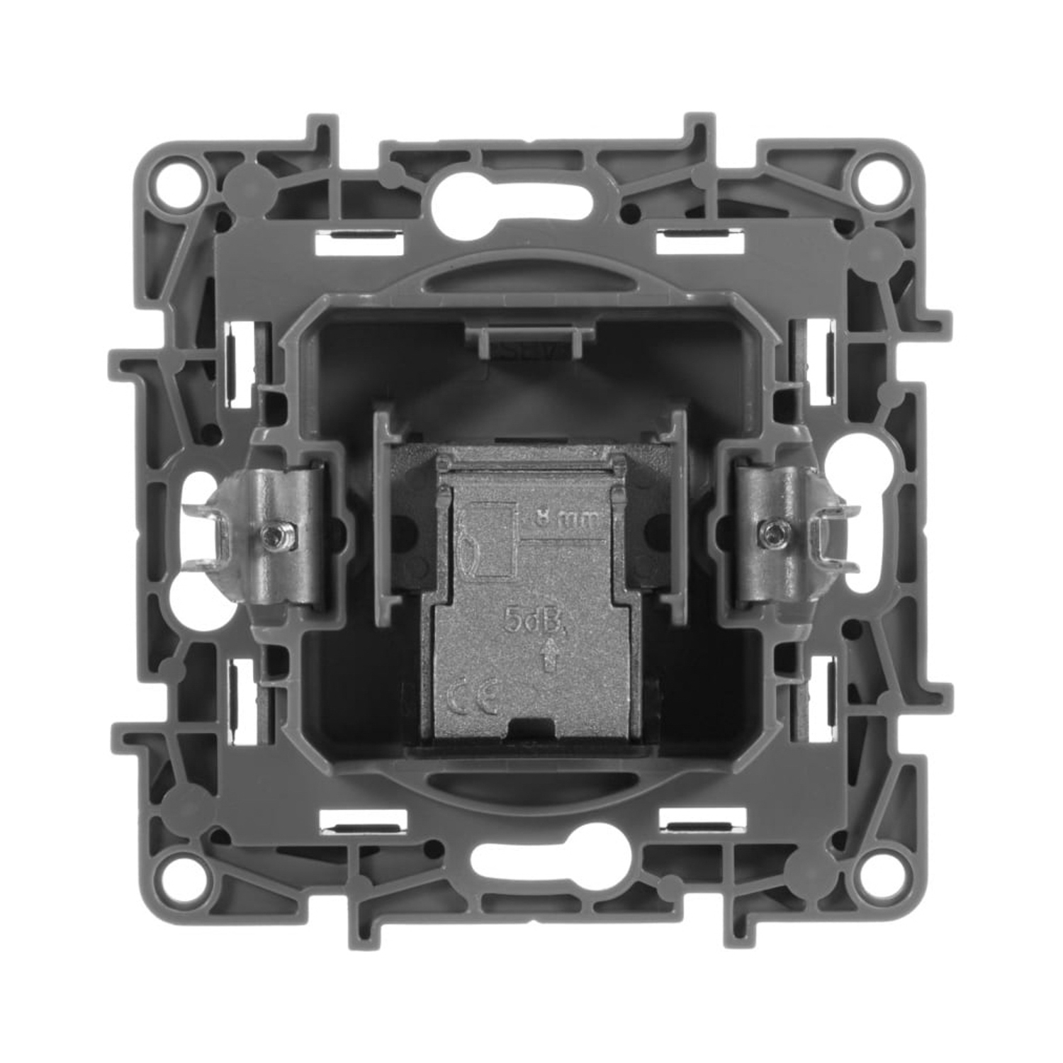 Механизм розетки "Etika" TV оконечная 5дБ 5-862 мГц антрацит Leg 672665  *1