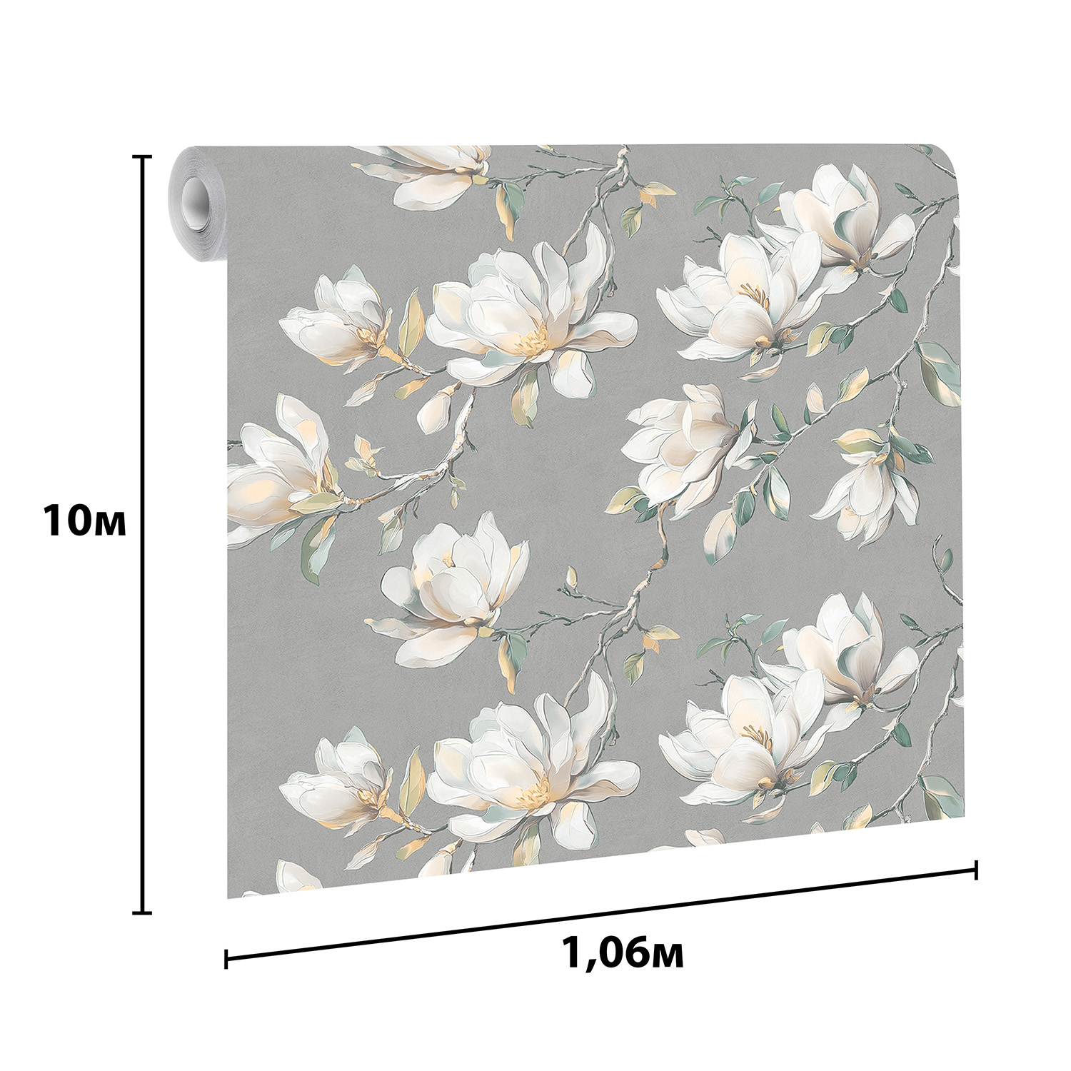 Обои  флиз Victoria Stenova Stenova Magnolia (сер.) 585103 1.06*10м *6