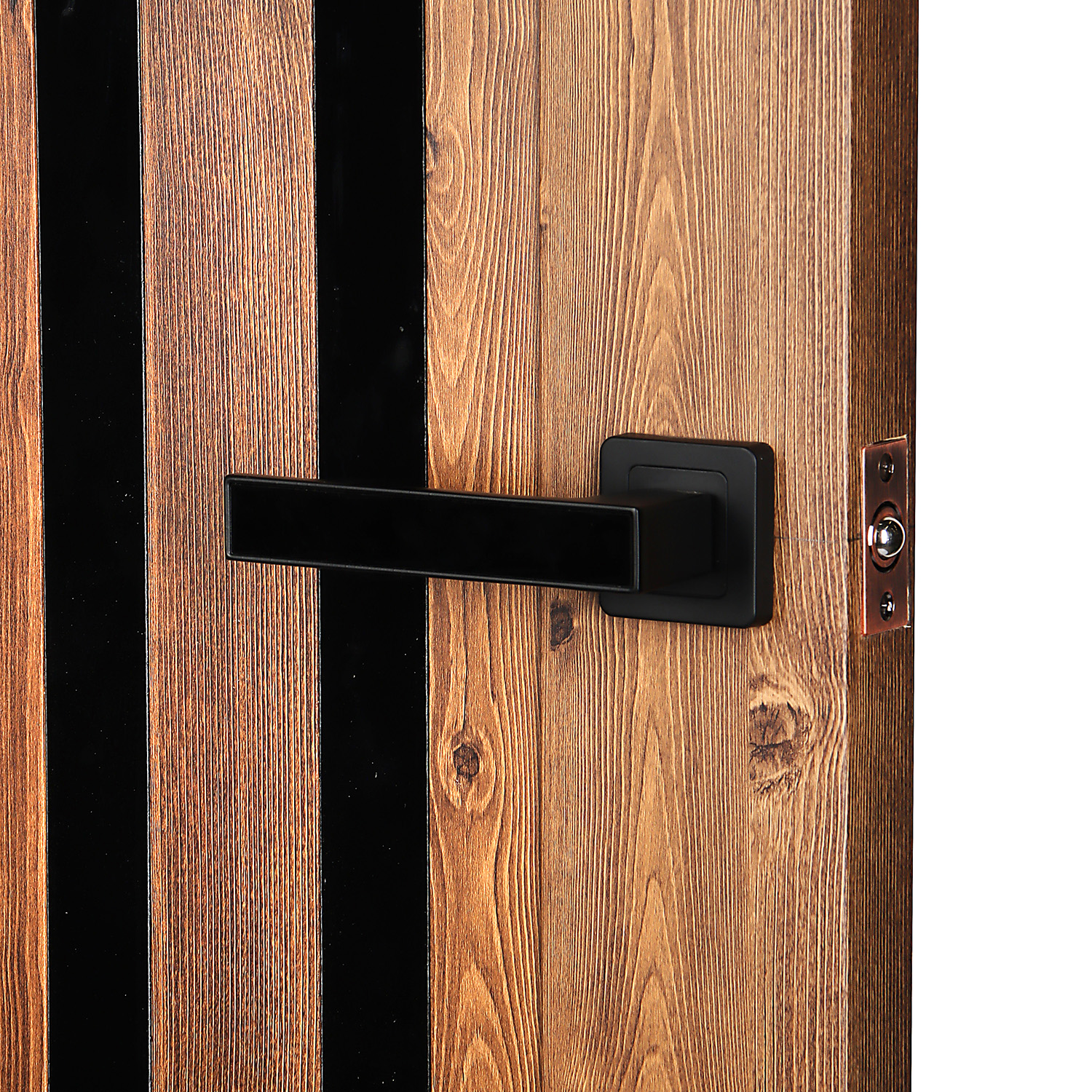 Дверное полотно глухое 2000х800х40 мм BROZEX-WOOD Estetica 303, орех