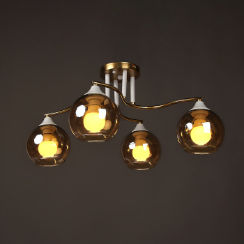 Люстра K2209/4 CO+WT 4*40W E27 220V (l-580; w-500; h-250)  VERNER LIGHTING *1