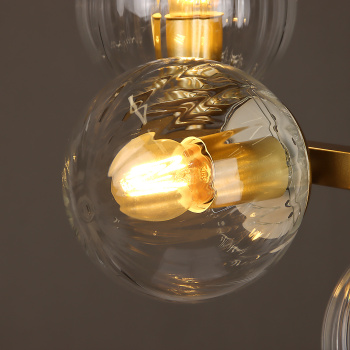 Люстра NQ36427/4 GD 4*40W E27 220V (l-460; w-245; h-410)  VERNER LIGHTING *1