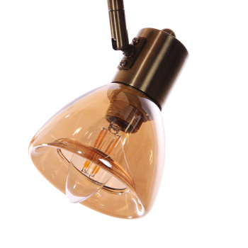 Светильник настенный (спот) N5104/3 AB+WOOD Е14 3*40W   VERNER LIGHTING *1