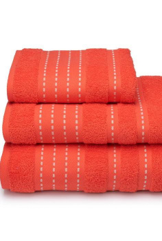 Полотенце махровое 70*130см Morning dew цв.17-1656 коралловый ПЦ-3501-4856-1 *2/8 *