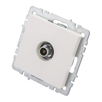 Механизм розетки "BRITE" TV оконечный 2DB бел. IEK BR-A10-O-K01  *10/100