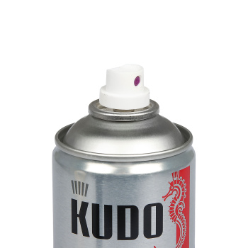Эмаль-аэрозоль 520 мл KUDO, черная, термостойкая
