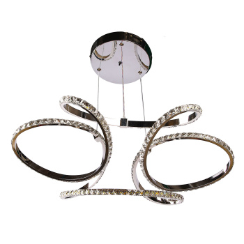 Люстра 8896/150W Chrome 600 мм 3 реж., пульт S=20м2  VERNER LIGHTING *1