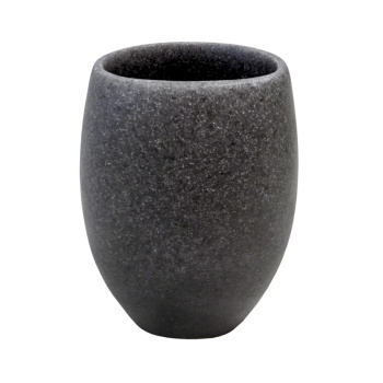 Стакан Zenfort Темный камень полирезина 106472 *1/24