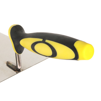 Кельма отделочника стальная 888, трапеция, прорезиненная ручка