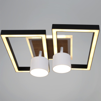 Светильник потолочный светодиодный 75406-0.3-2+2+1 GX53+LED 3000-6500К S=22м2  *1