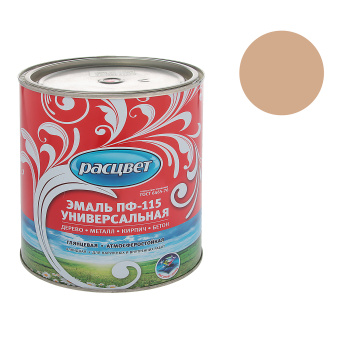 Эмаль ПФ-115 бежевая 2,7 кг Расцвет *16216