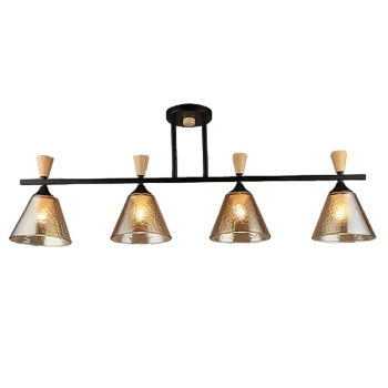 Люстра 12256/4BK+WD BR Е27 4*60W S=9м2 *1